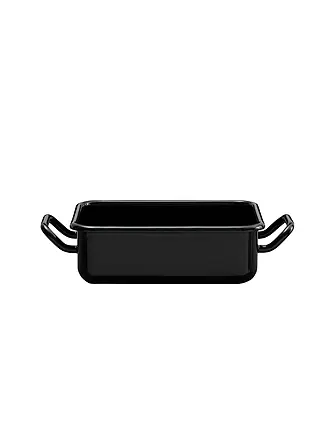 RIESS | Mini plat de cuisson et de service 15x11x5cm/0,5l Émail noir | 